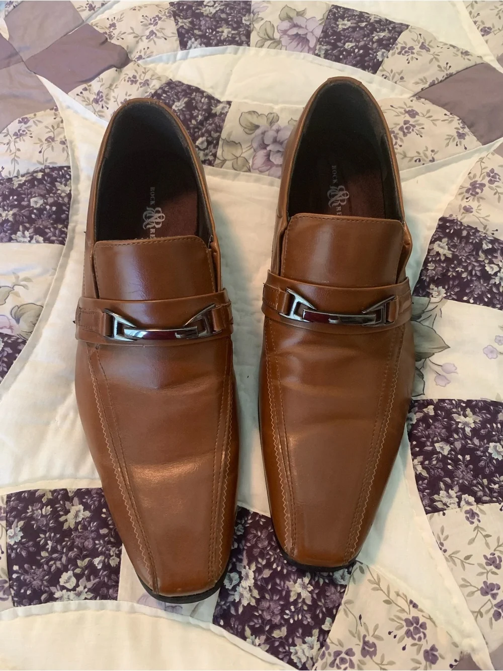 Men's Cognac ‘Leather’ Slip-On Bit Loafers